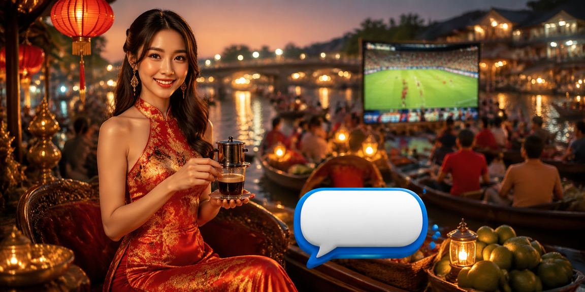 Người hâm mộ bóng đá xem trận đấu và đặt cược tại quán cà phê Cần Thơ
